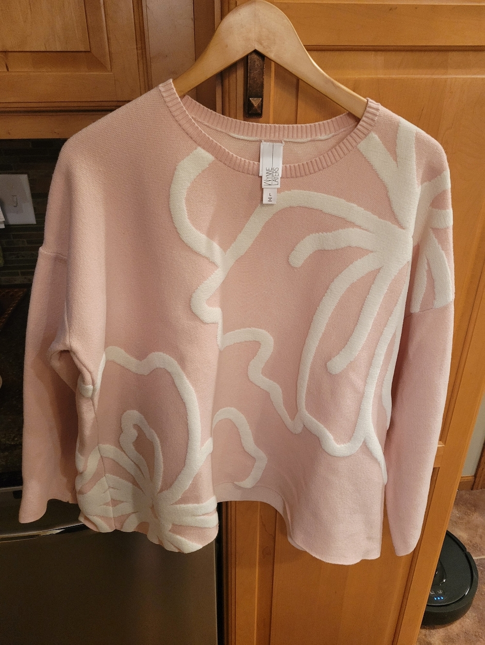 Pink and White Marla Wynne Sweater